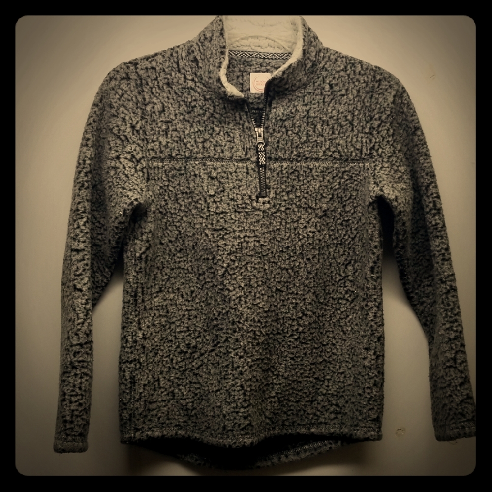 Kids sherpa pull over